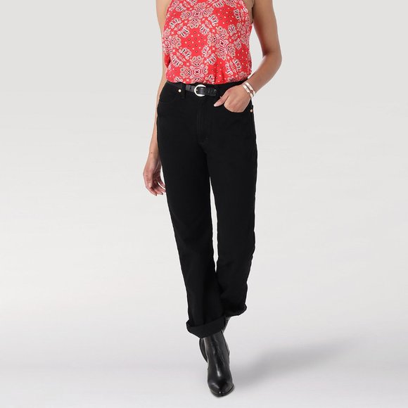 NWOT Womens Wrangler Cowboy Cut Slim Fit Jeans Black - Picture 3 of 11